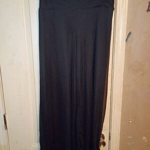 Women's Black Maxi Skirted Jumpsuit - Classic Black